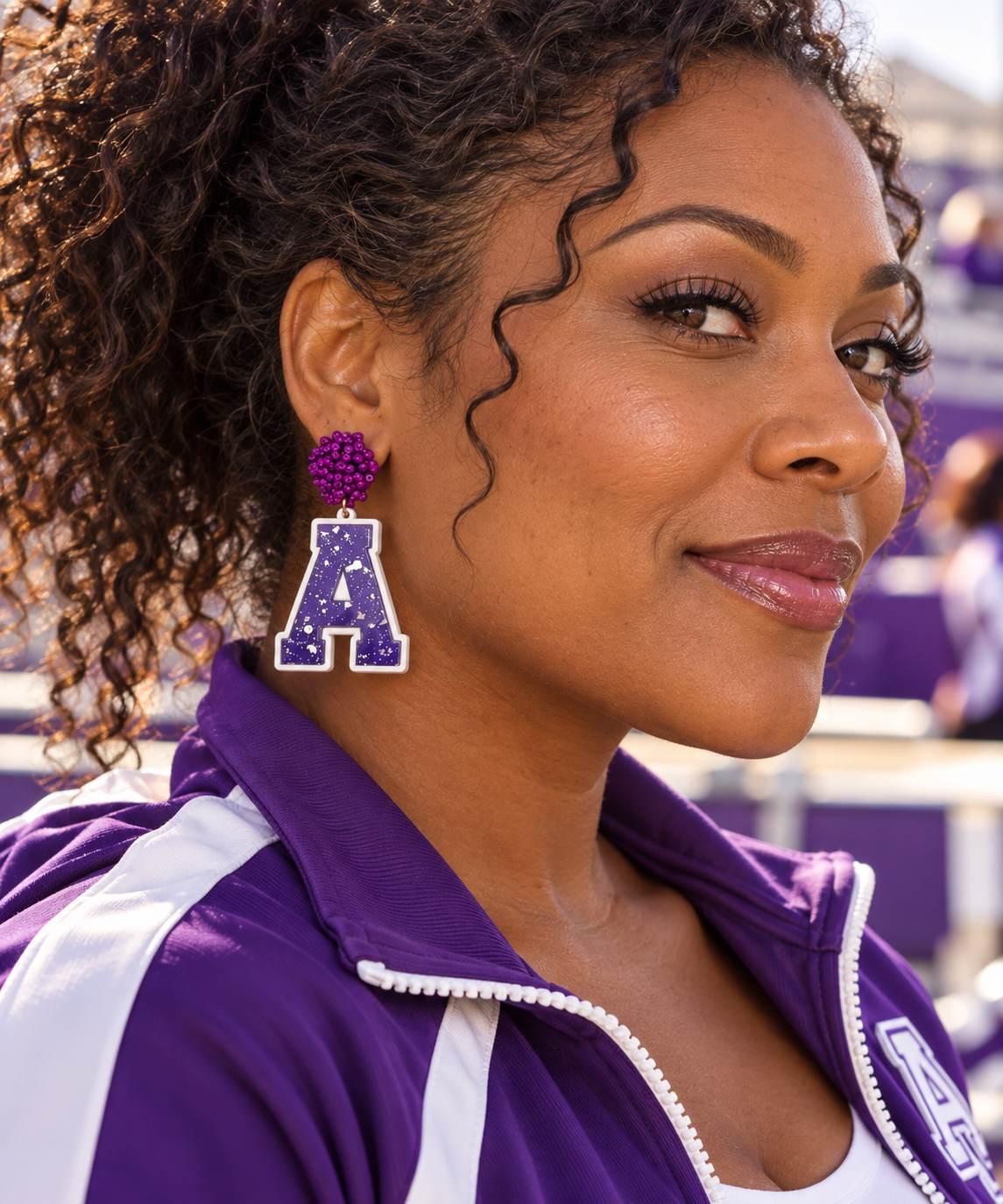 Custom Game Day School Earrings