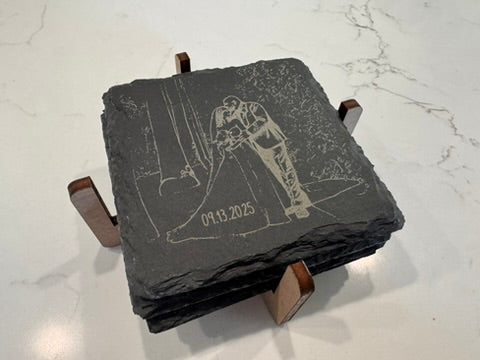 Custom Slate Coasters