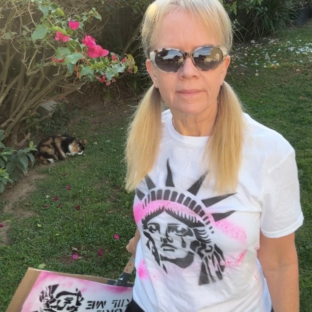 Liberty Crying T-Shirt Tee $10 Donation
