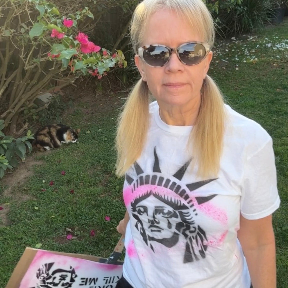 Liberty Crying T-Shirt Tee $10 Donation
