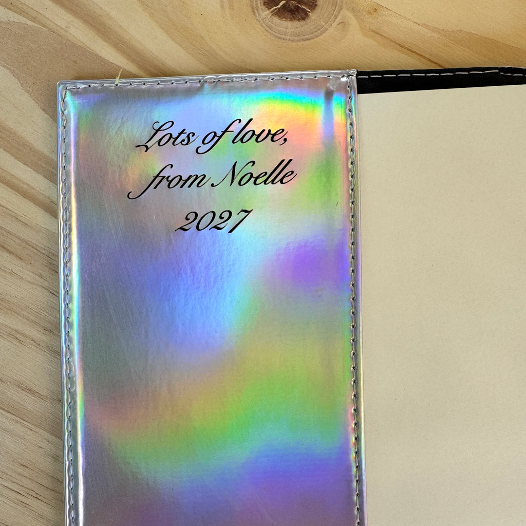 PERSONALIZED JOURNAL SOBER LEATHERETTE