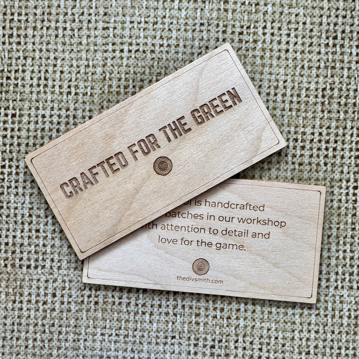 Laser Engraved Wooden Business Cards