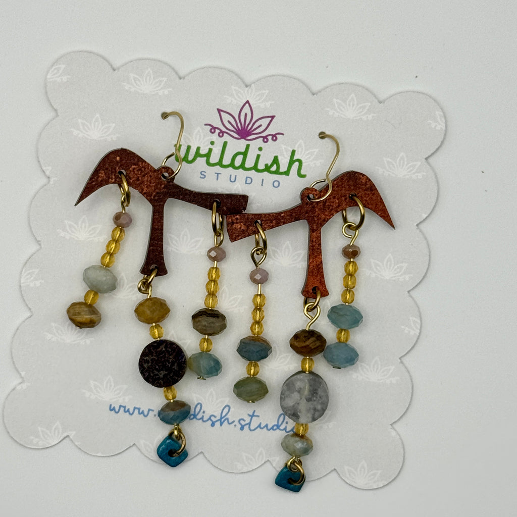 Claim Jumper Pickaxe Earrings