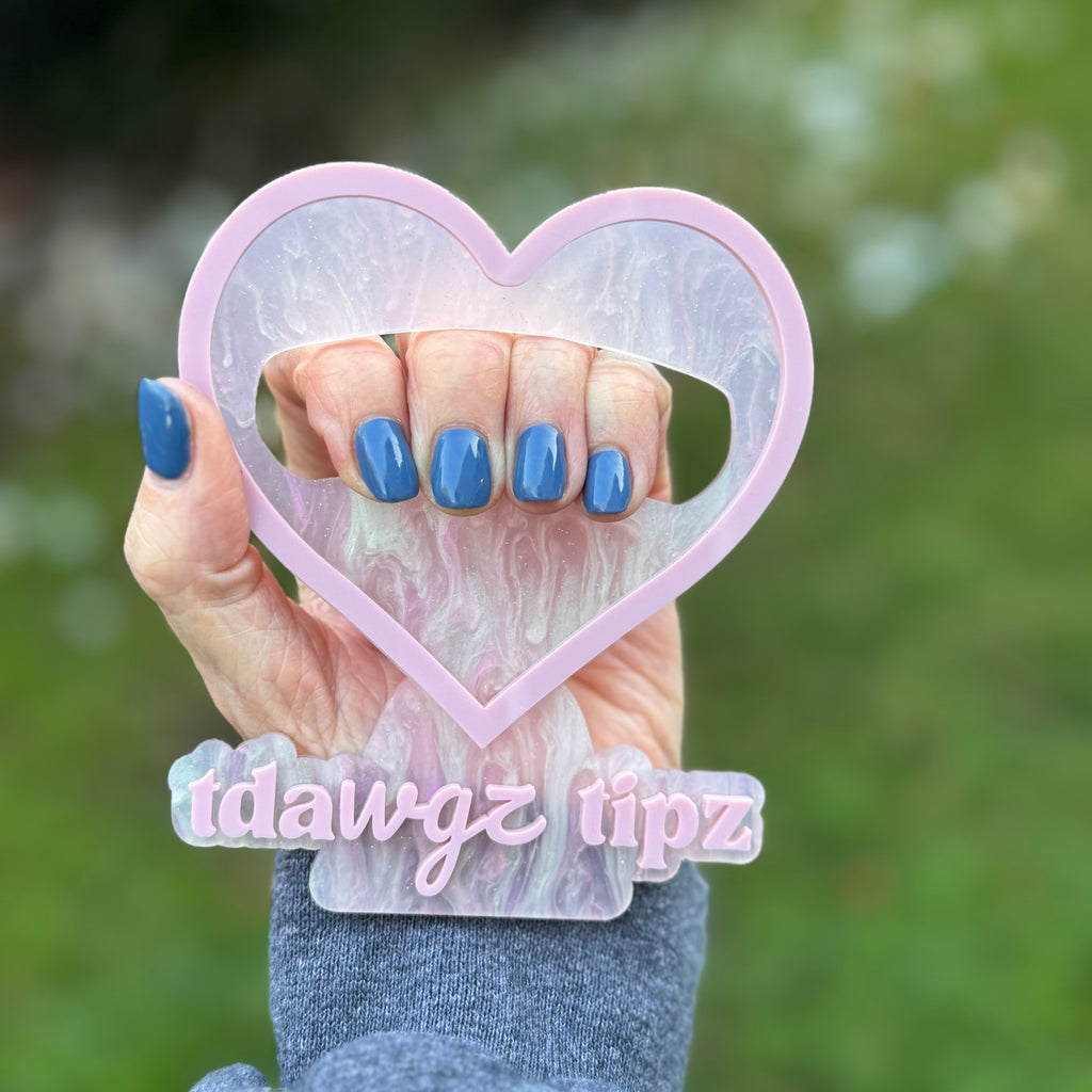 Heart Nailfie | Custom Nail Photo Prop for Nail Techs