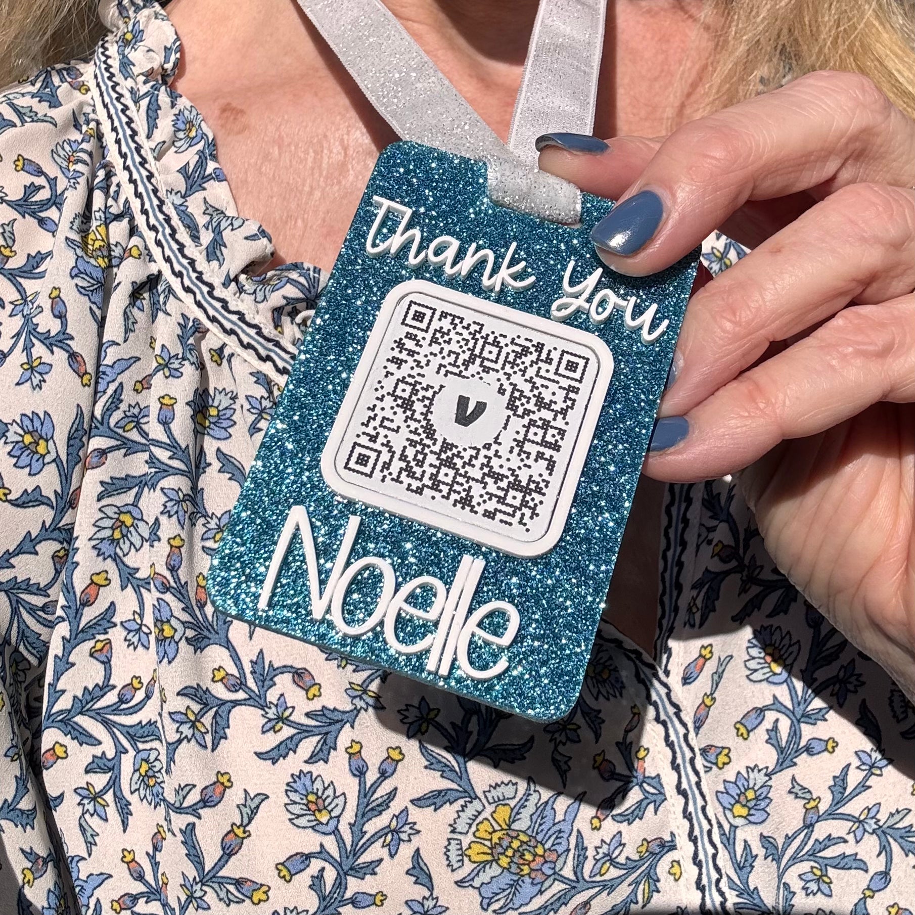 Scan to Pay Card | Wearable QR Code Badge for Payments