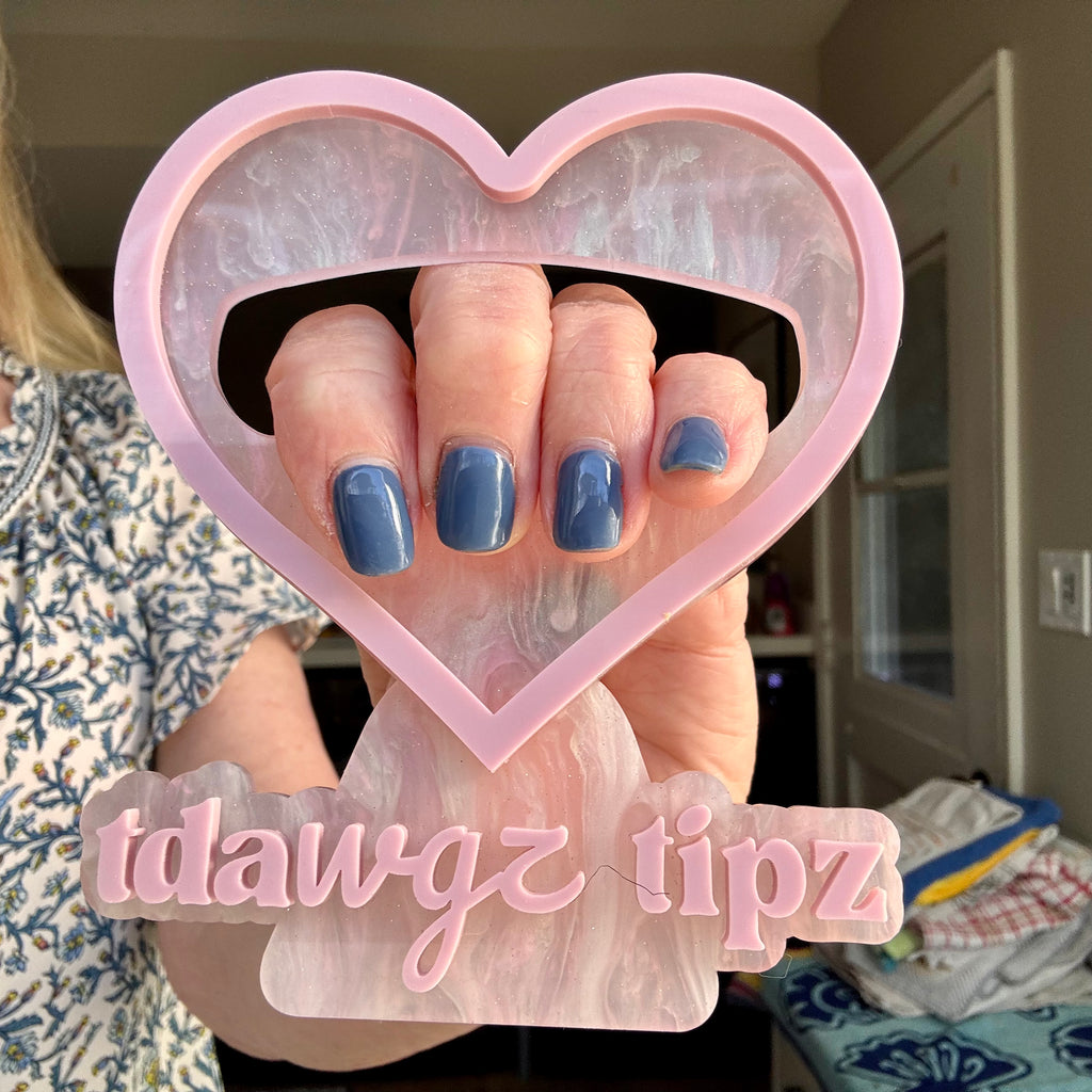 Heart Nailfie | Custom Nail Photo Prop for Nail Techs