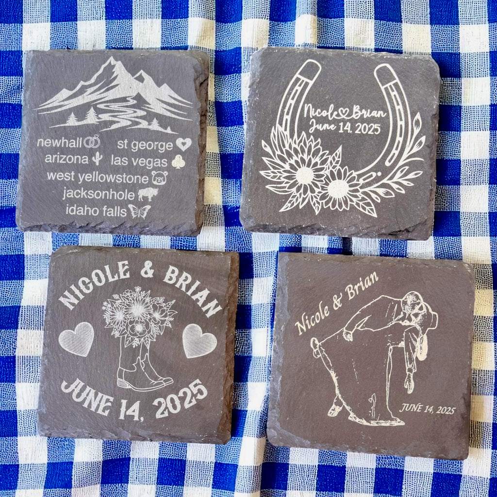 Custom Slate Coasters