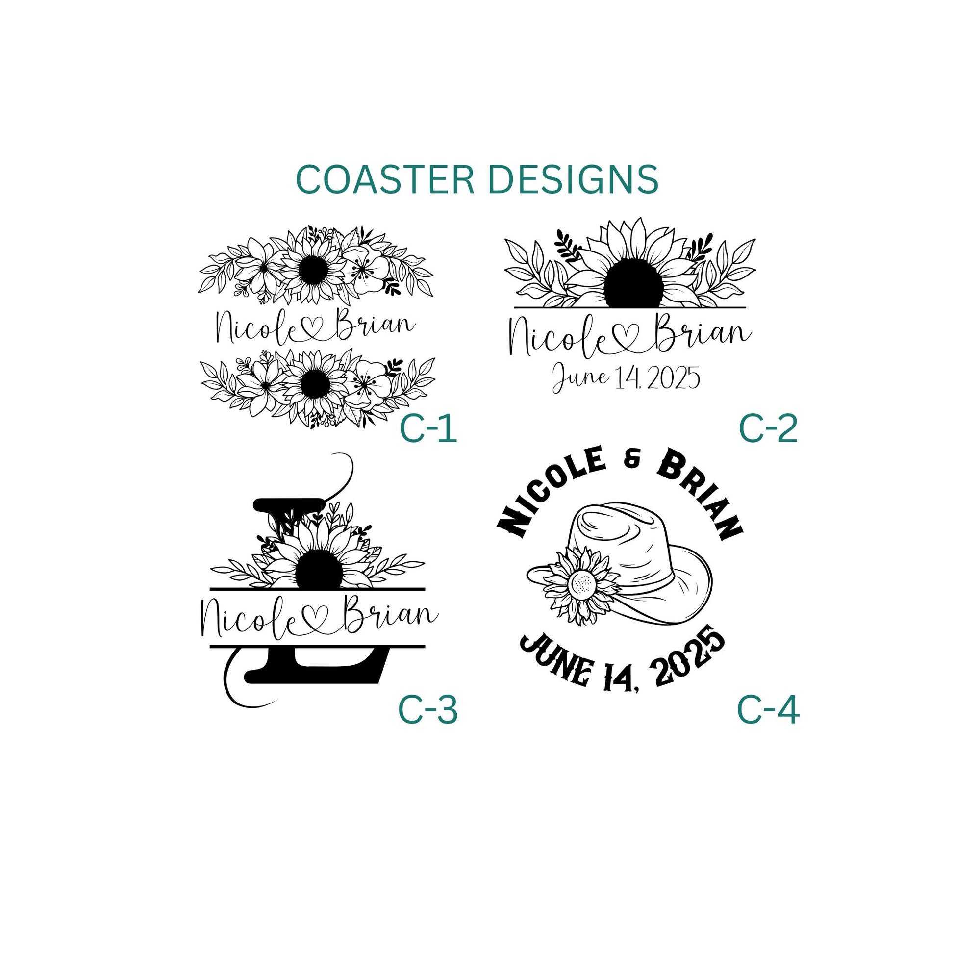 Custom Slate Coasters