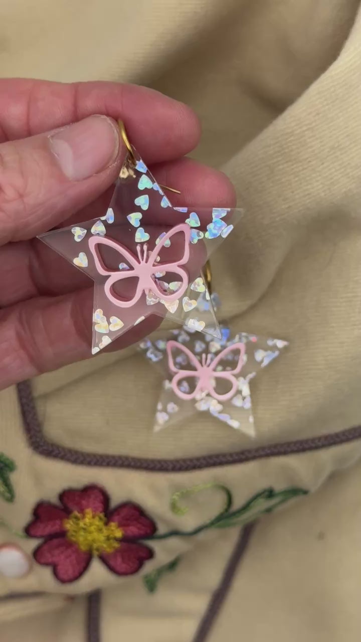 I Heart Dolly Pearl Butterfly